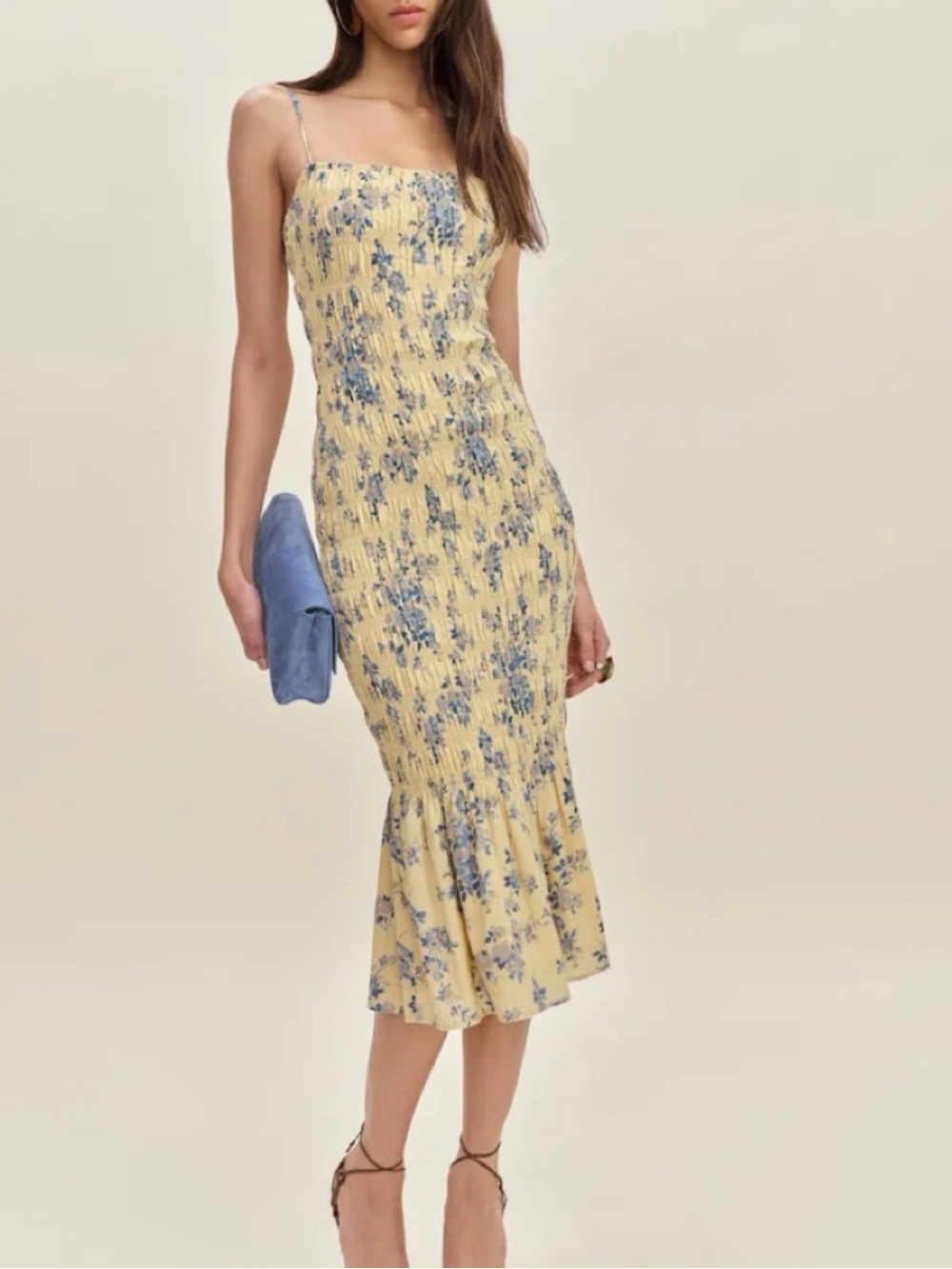 ✨NWT✨Reformation Seren Dress Yellow
Midi Size 12